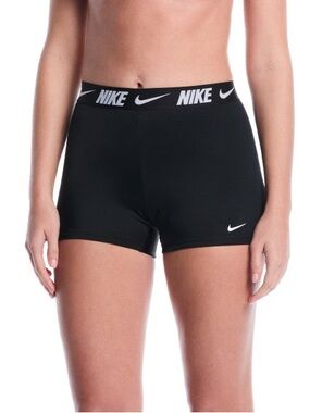 Nike Black Women's Logo Waistband Bike Shorts